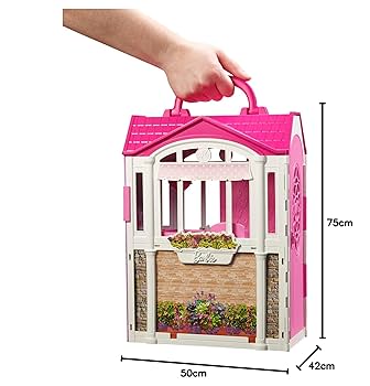 Barbie - ※バービーハウス※新品※希少※レア※グラム ゲッタウェイハウス バービー ちきゅうにやさしい 2かいだてのピンクのおうち | Toys